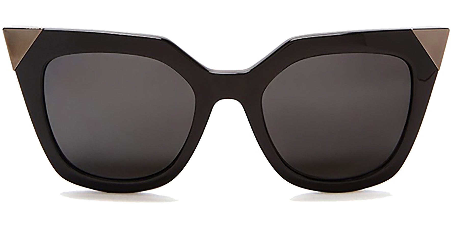 Fendi Stud Tipped Cat-Eye w/ Silver Flash Lens - Eyedictive