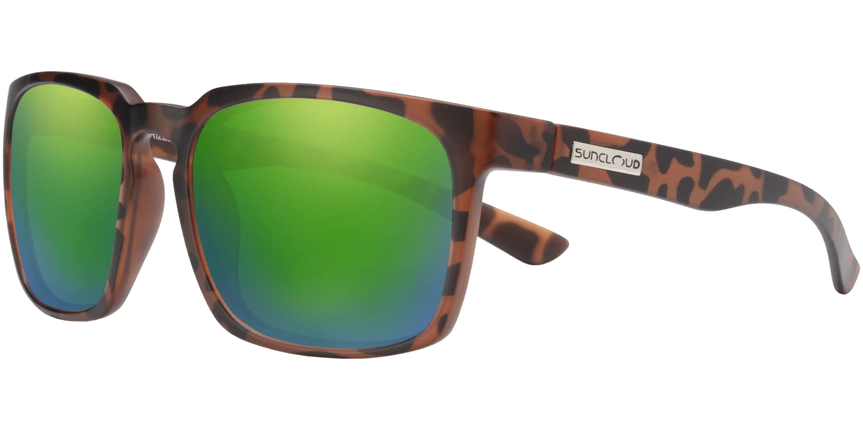 Suncloud Hundo Polarized Black Square w/ Mirror Lens