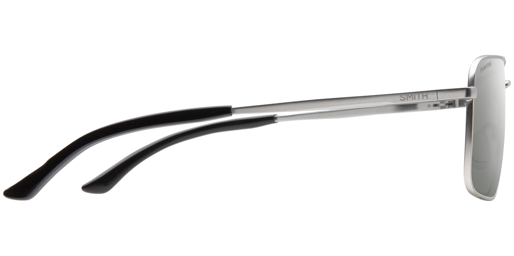 Smith Optics Outcome Polarized Matte Silver-Tone Navigator - Eyedictive
