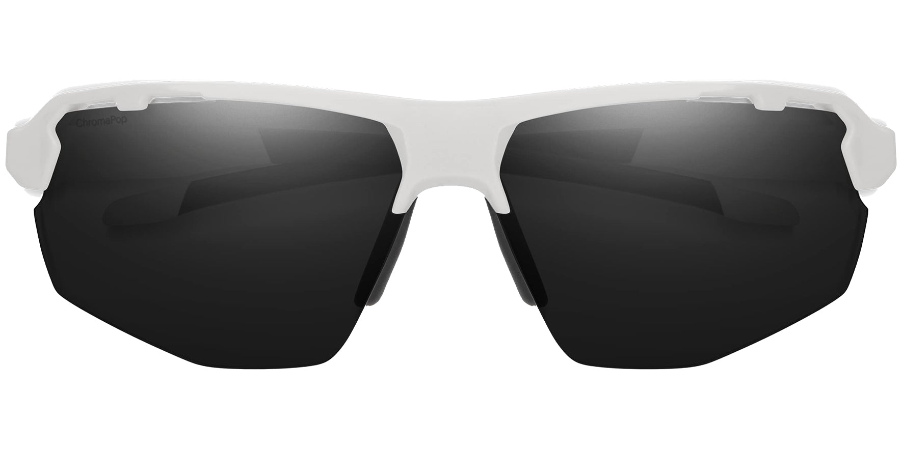 Smith Optics Resolve ChromaPop White Semi-Rimless Wrap - Eyedictive