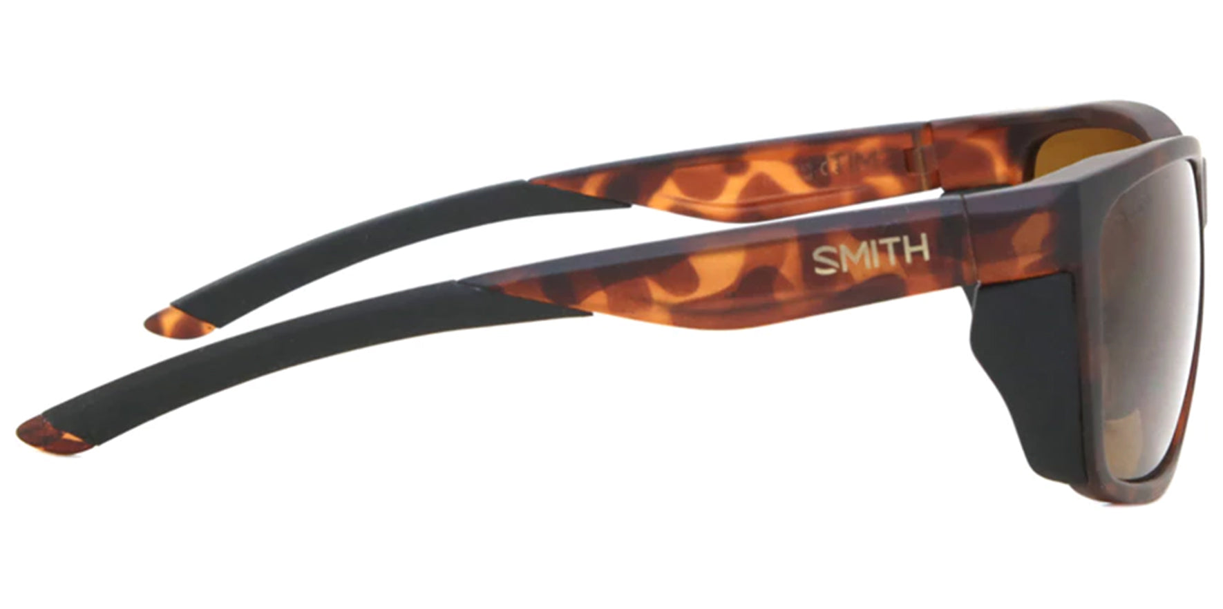 Smith Longfin ChromaPop Polarized Matte Tortoise Rectangle w/ Glass Lens