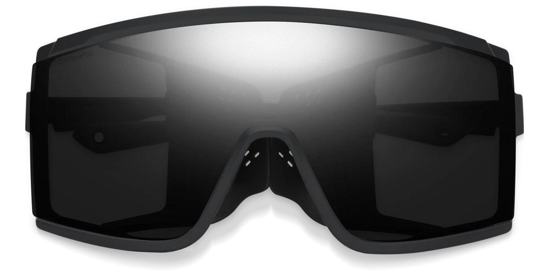 Smith Optics Pursuit ChromaPop Black Sport Shield w/ Bonus Clear Lens