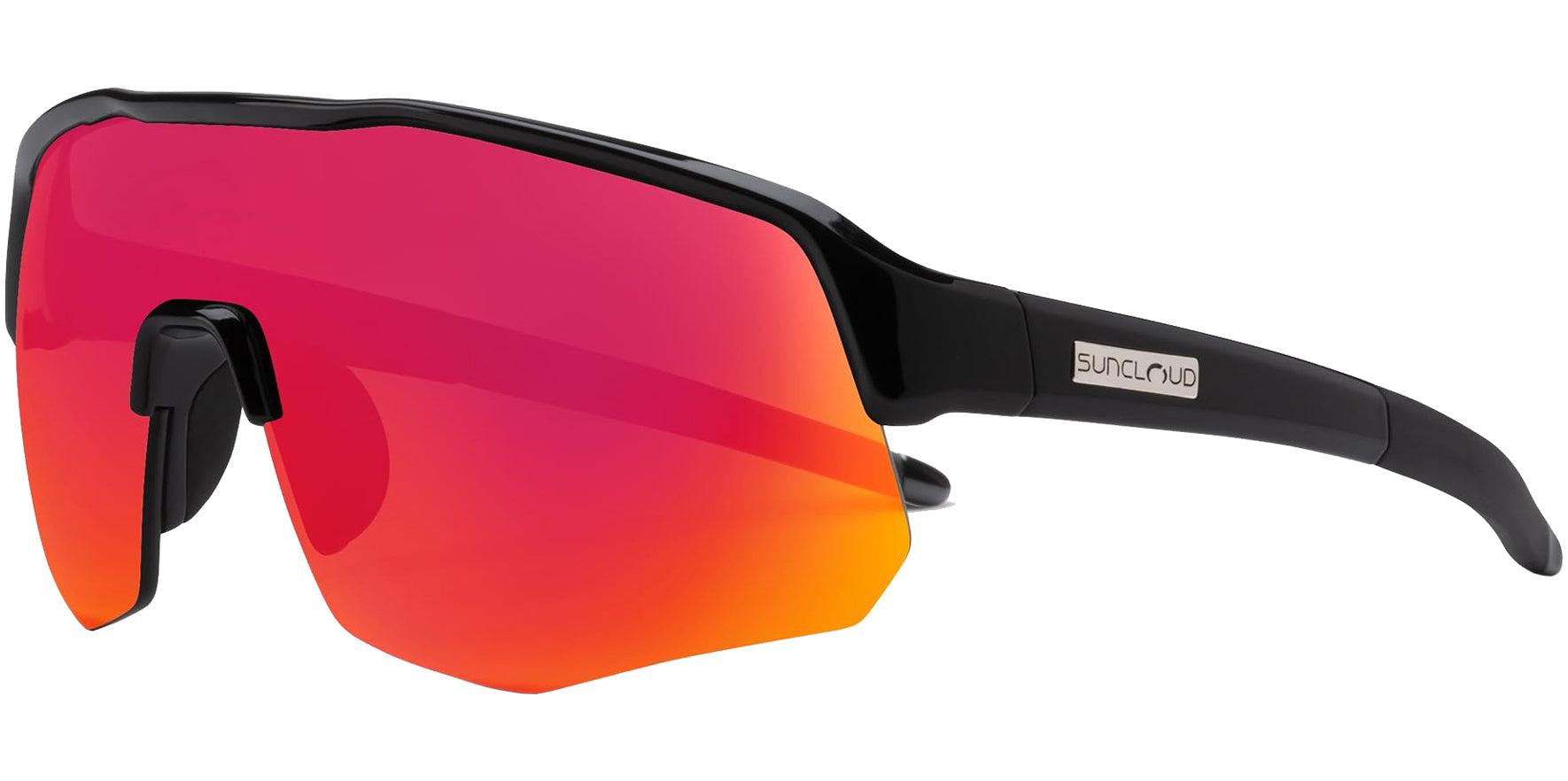 Suncloud Polarized Cadence Semi-Rimless Shield w/ Mirror Lens