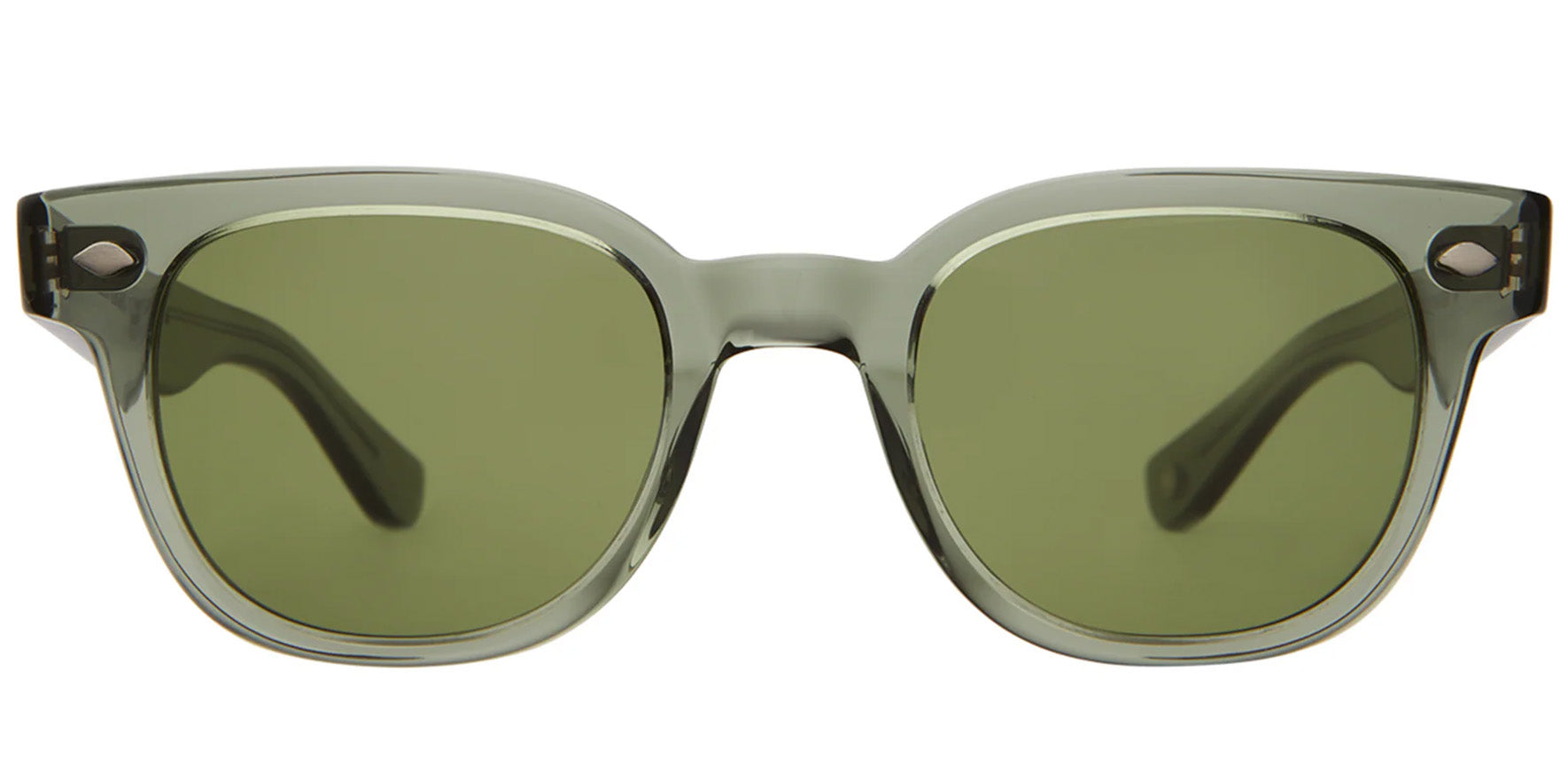 Garrett Leight Canter Rounded Square Classic w/ Glass Lens