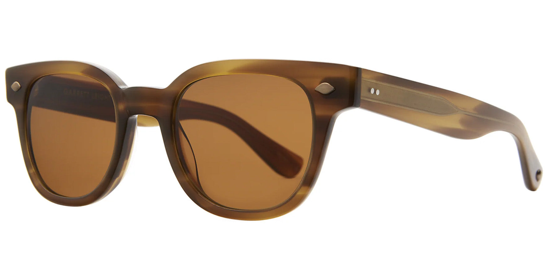 Garrett Leight Canter Rounded Square Classic w/ Glass Lens