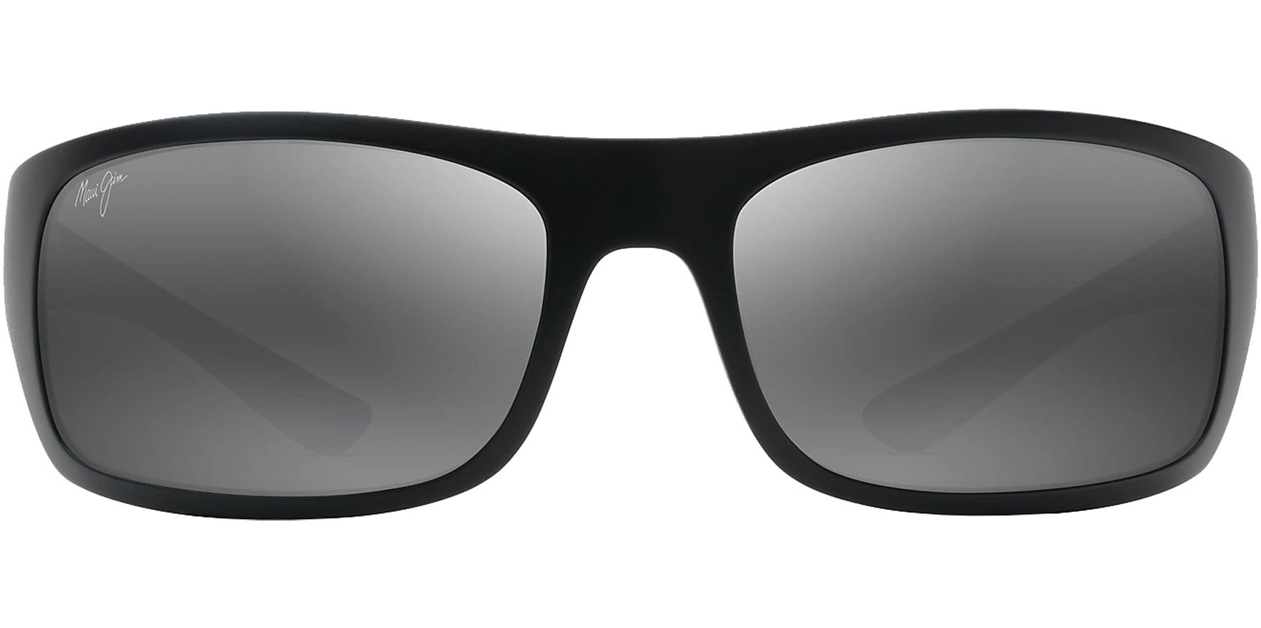 Maui Jim Big Wave Polarized Matte Black Wrap - Eyedictive