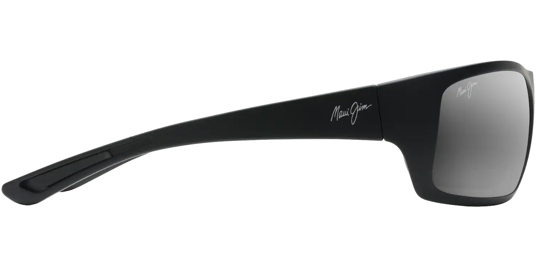 Maui Jim Big Wave Polarized Matte Black Wrap - Eyedictive