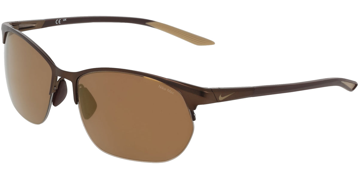 Nike Modern Metal Zone Semi-Rimless Square w/ Max+ Lens