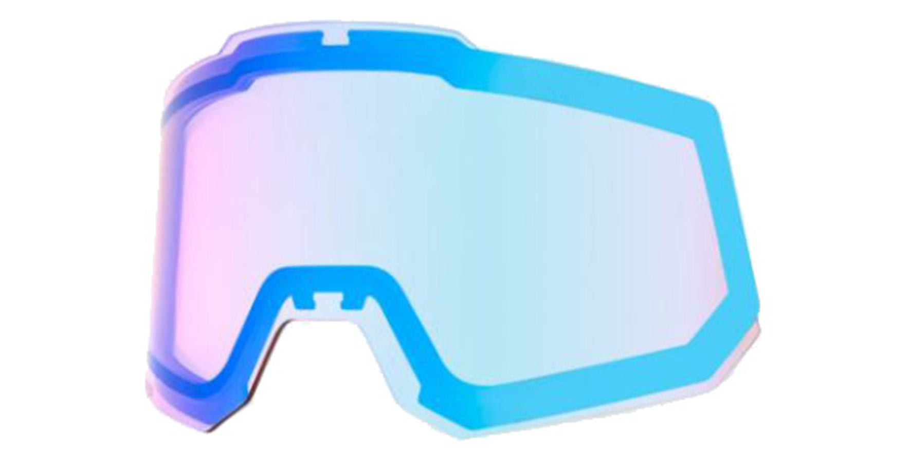 100% Snowcraft XL OTG Snow Goggles w/ HiPER Mirror Lens + Bonus Lens