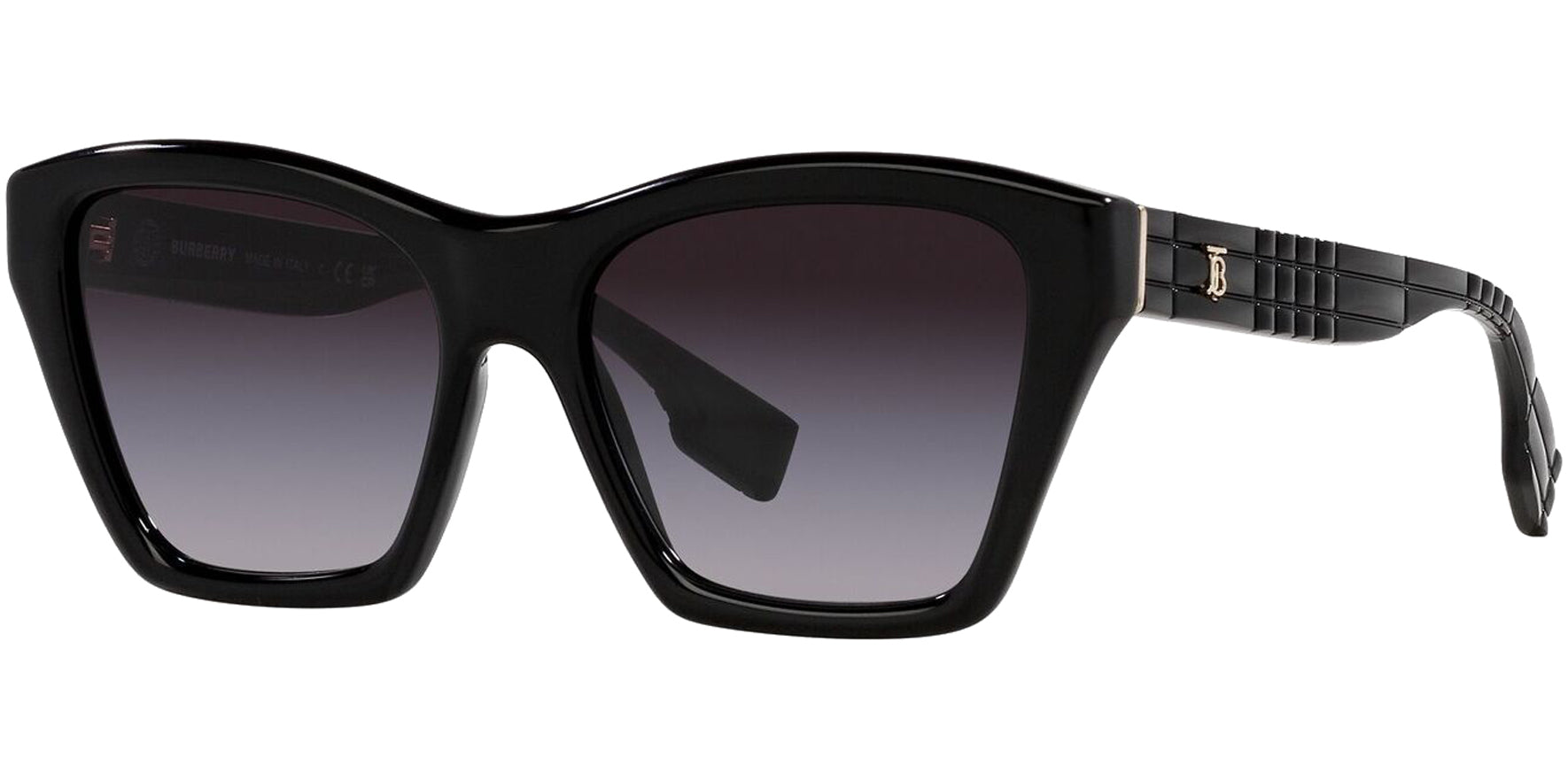 Burberry Arden Black Square w/ Gradient Lens