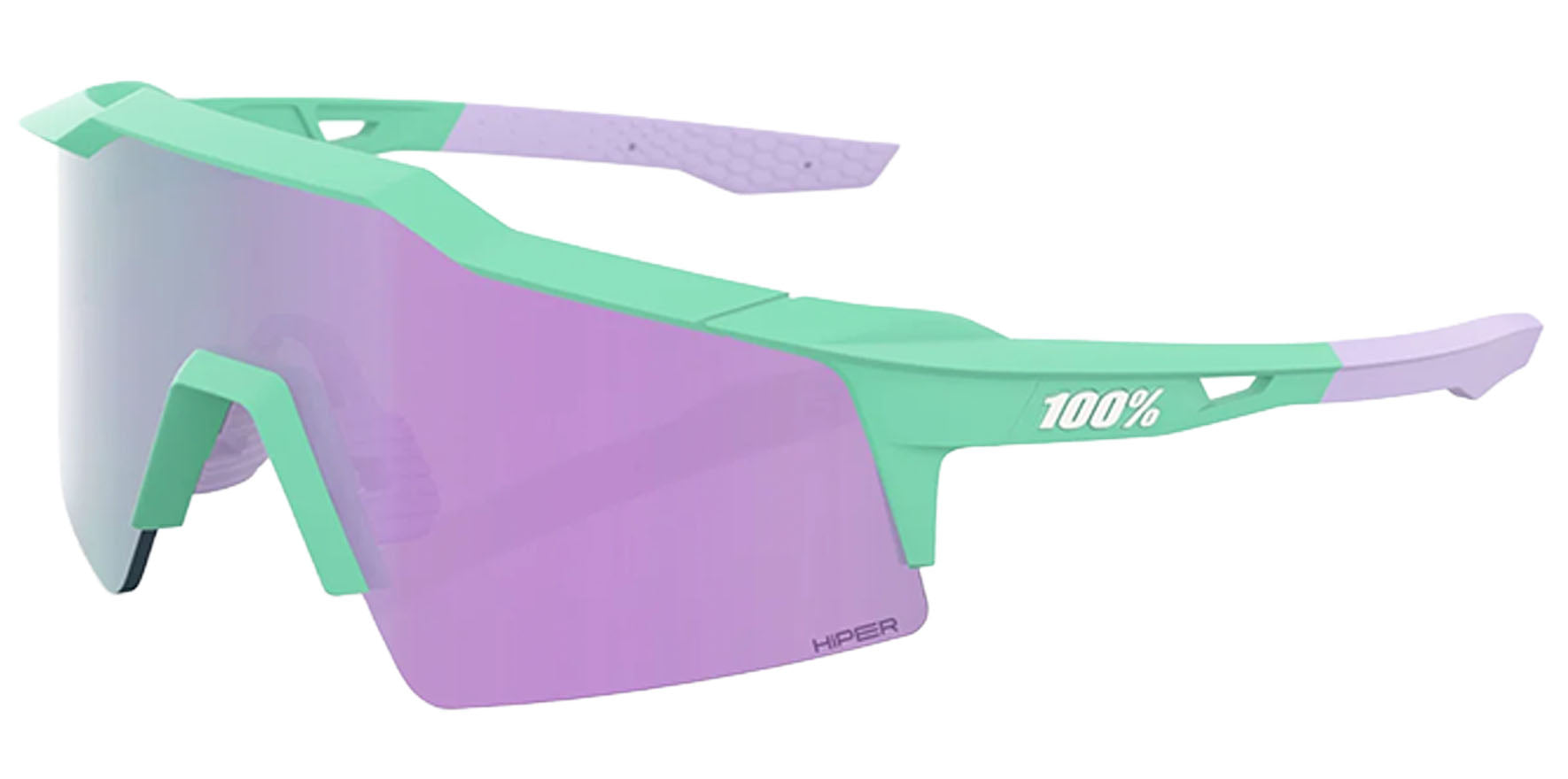 100% Speedcraft SL HiPER Semi-Rimless Shield Wrap w/ Bonus Lens