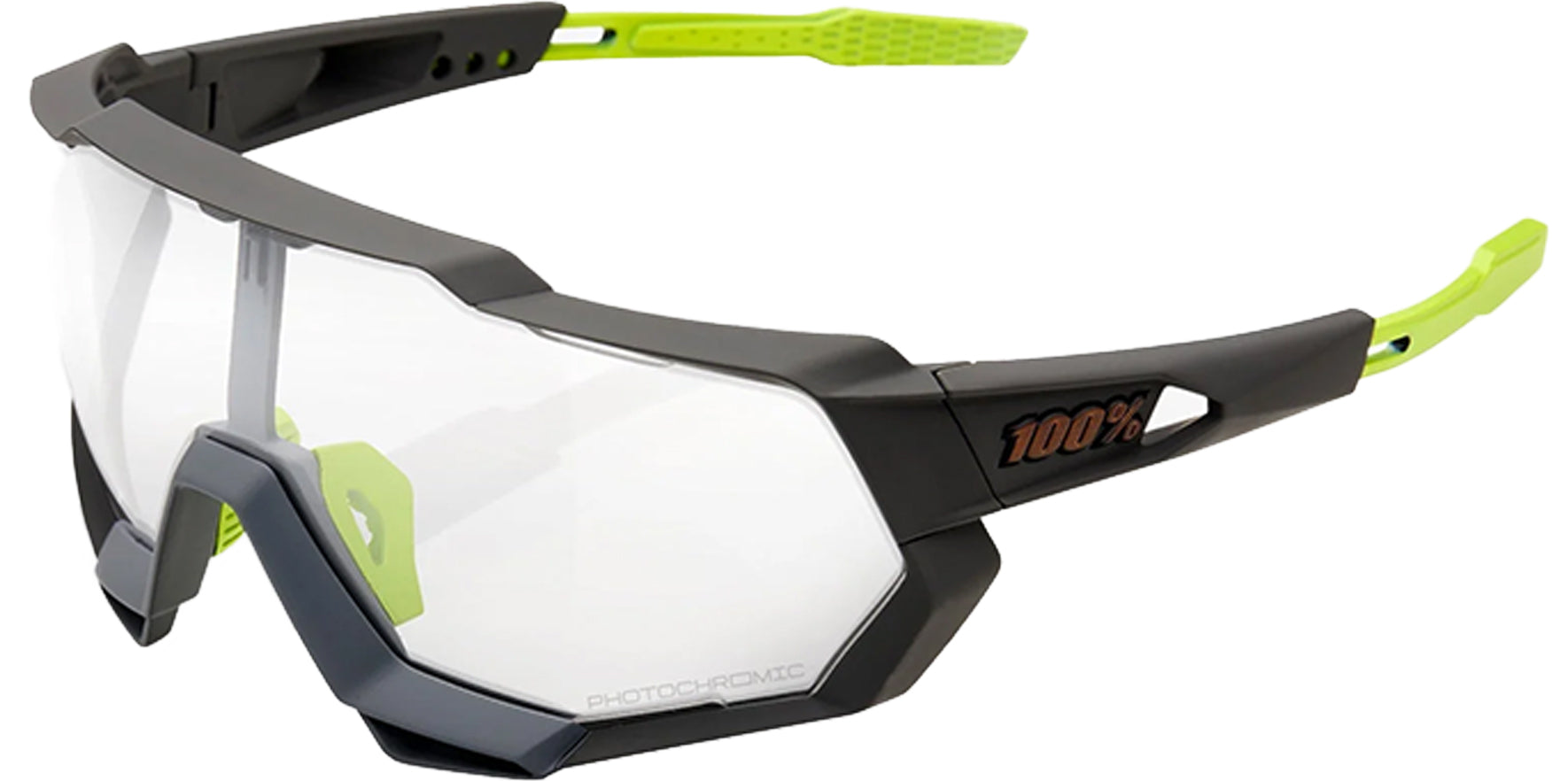 100% Speedtrap Shield Wrap w/ Photochromic Lens – Eyedictive