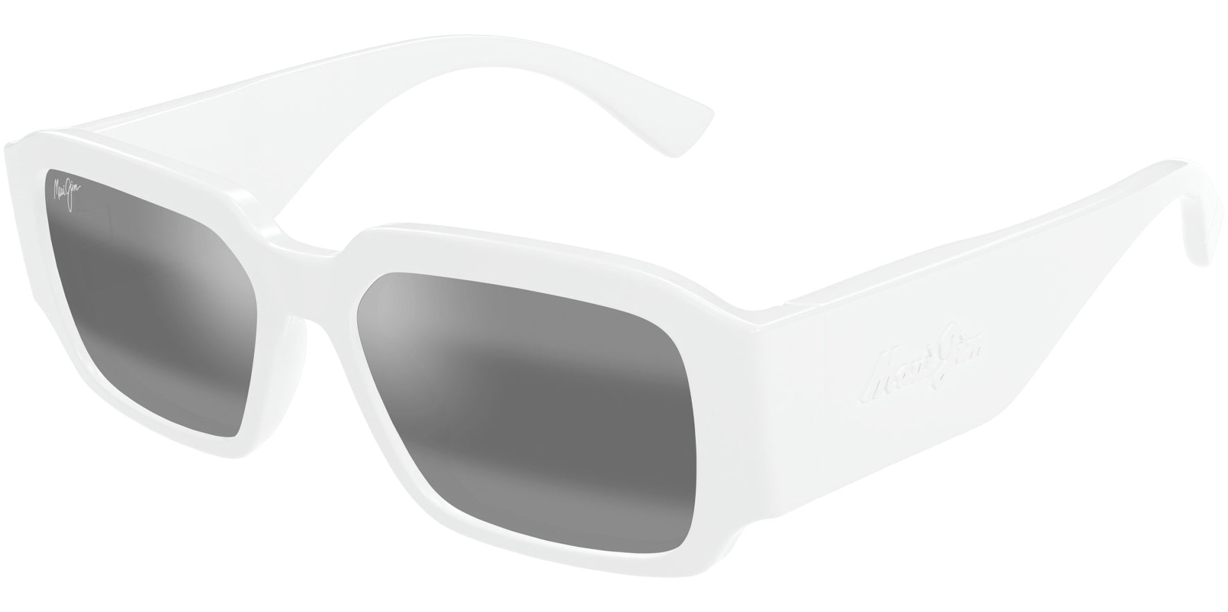 Maui Jim Polarized Kupale Wide Temple Rectangle