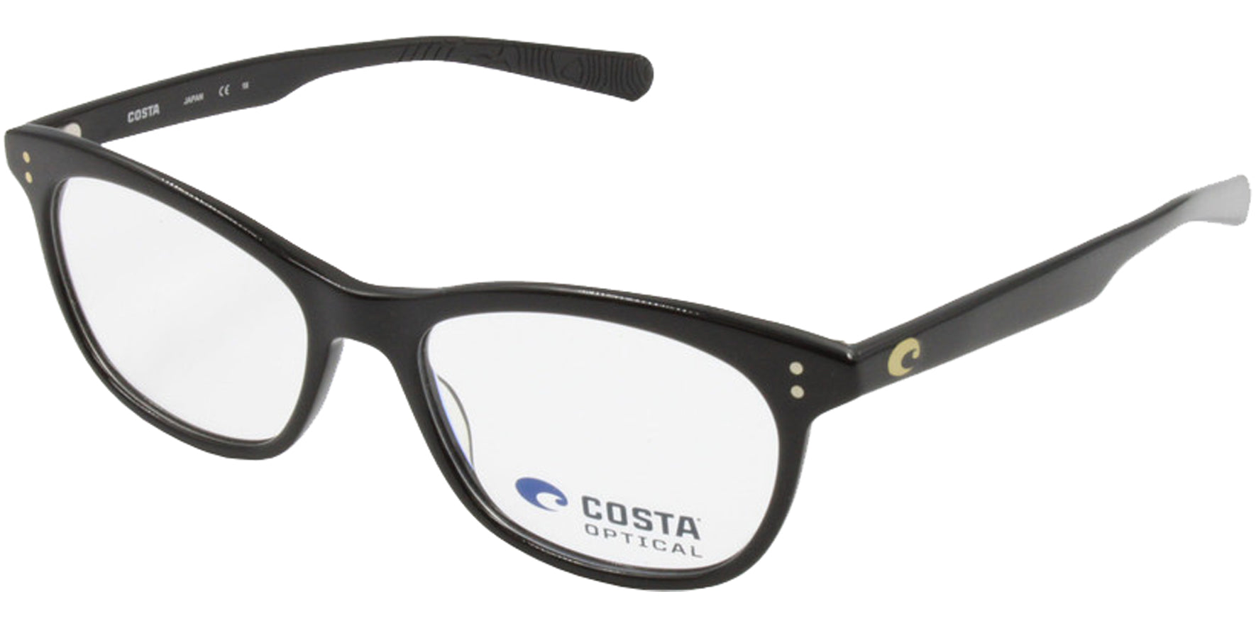 Costa Mariana Trench 110 Black Oval Eyeglass Frame