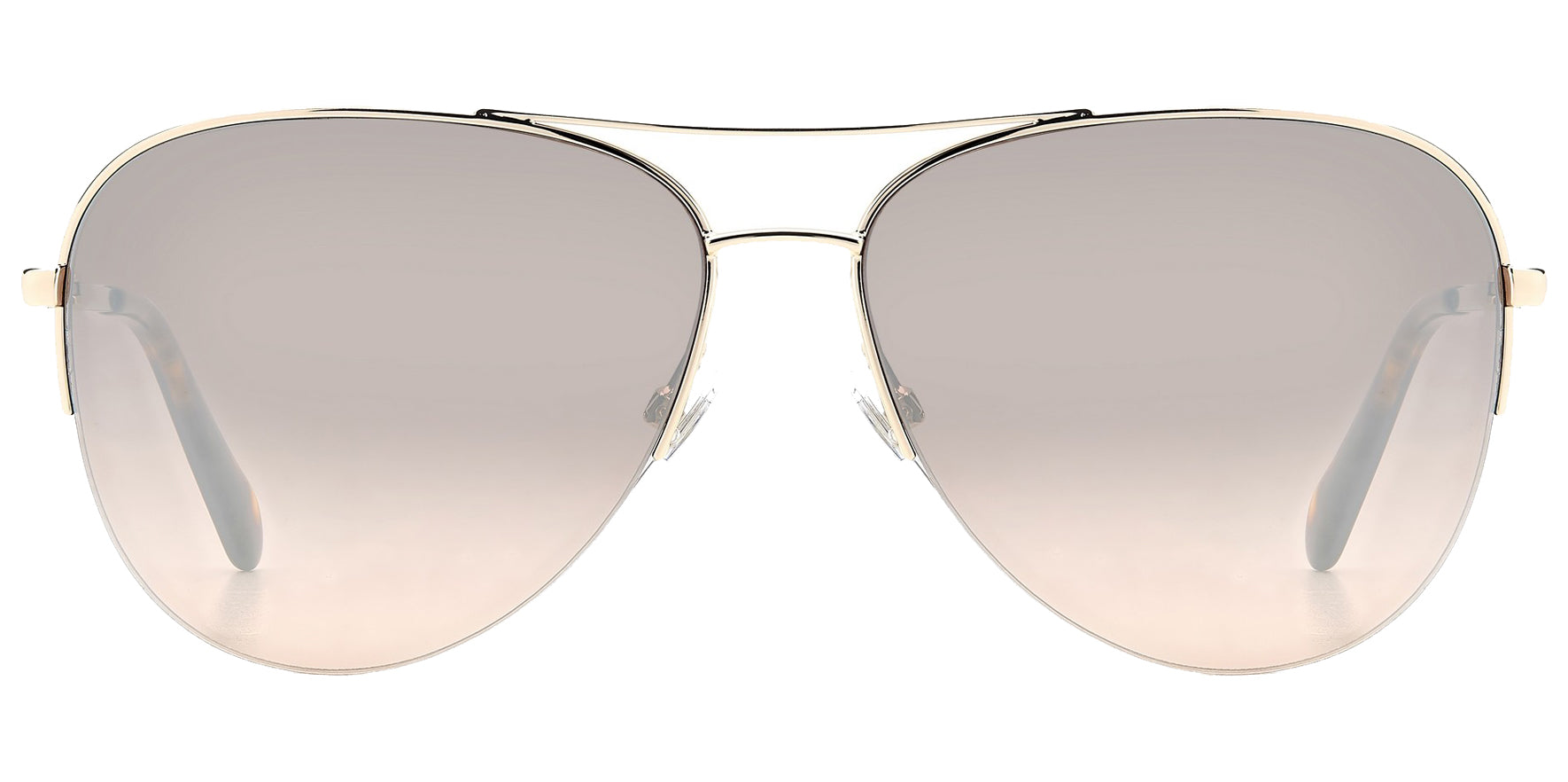 Fossil Tiana Semi-Rimless Aviator w/ Gradient Lens