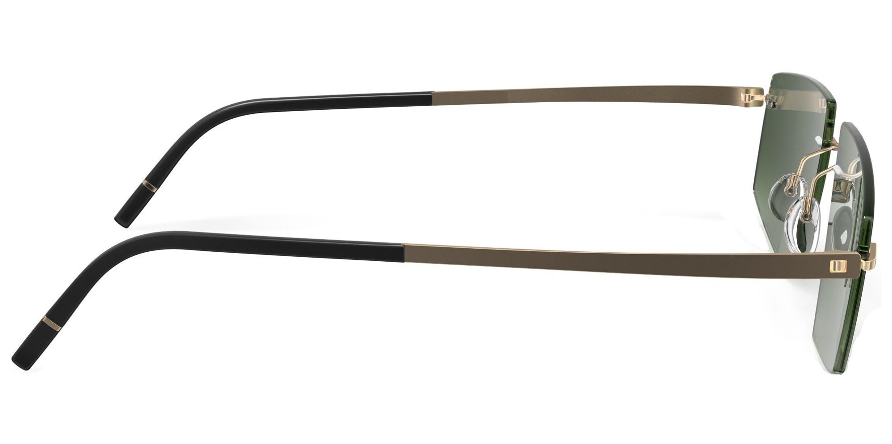 Silhouette Escondido Titanium Rimless Geometric Rectangle