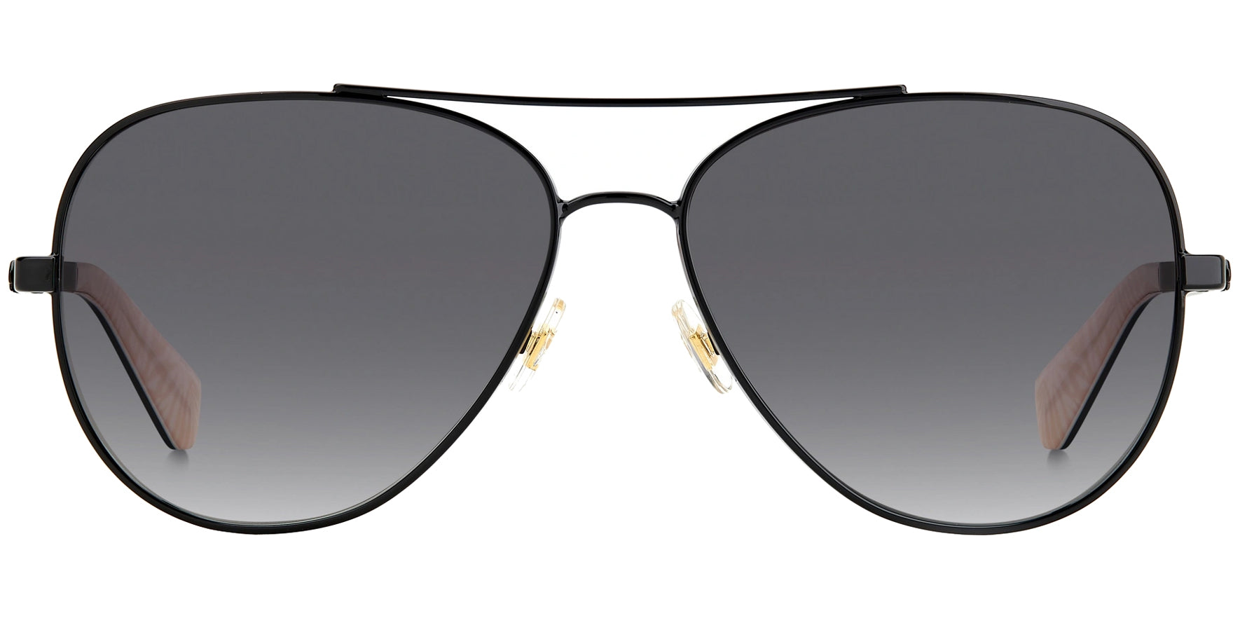 Kate Spade Avaline 2 Polarized Black Aviator w/ Gradient Lens - Eyedictive