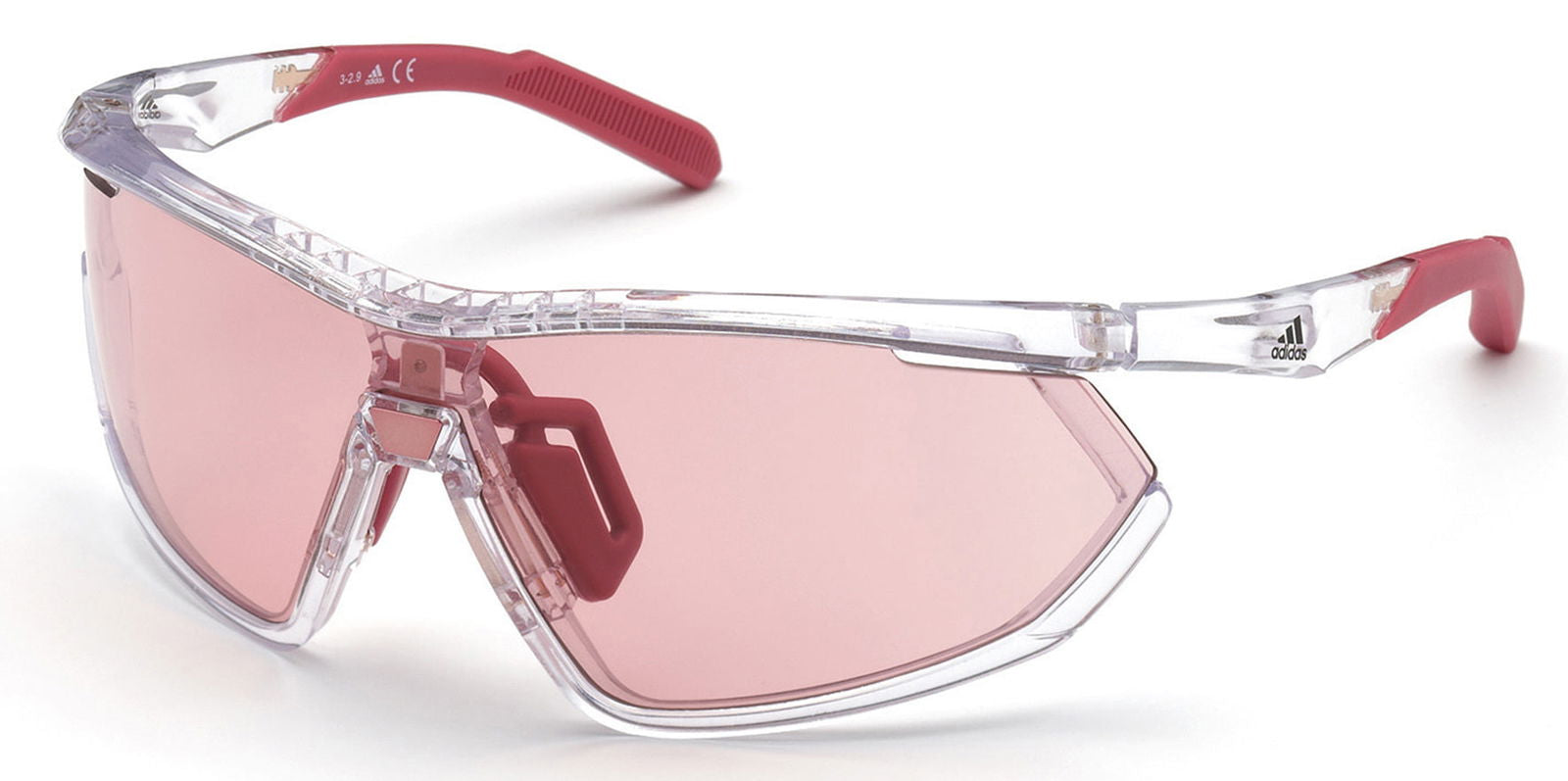 Adidas Sport Shield Wrap Sunglasses w/ Bonus Lens - Eyedictive