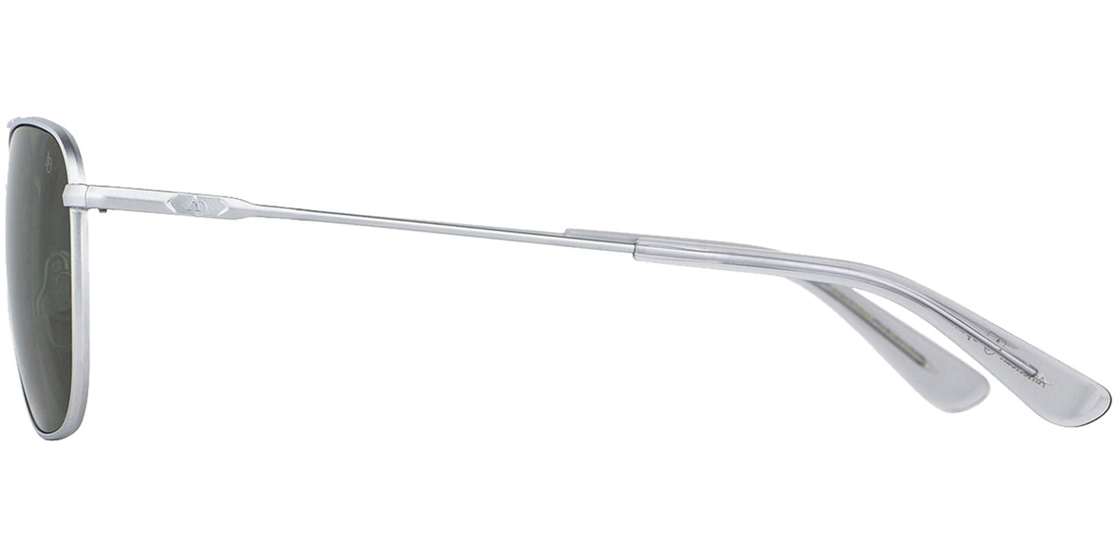 American Optical Matte Silver Original Pilot w/ Glass Lens - Eyedictive