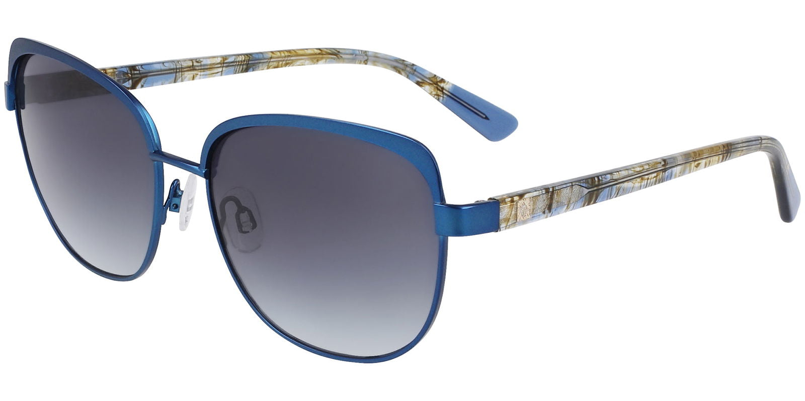 Anne Klein Square Brow-Line w/ Gradient Lens - - Eyedictive