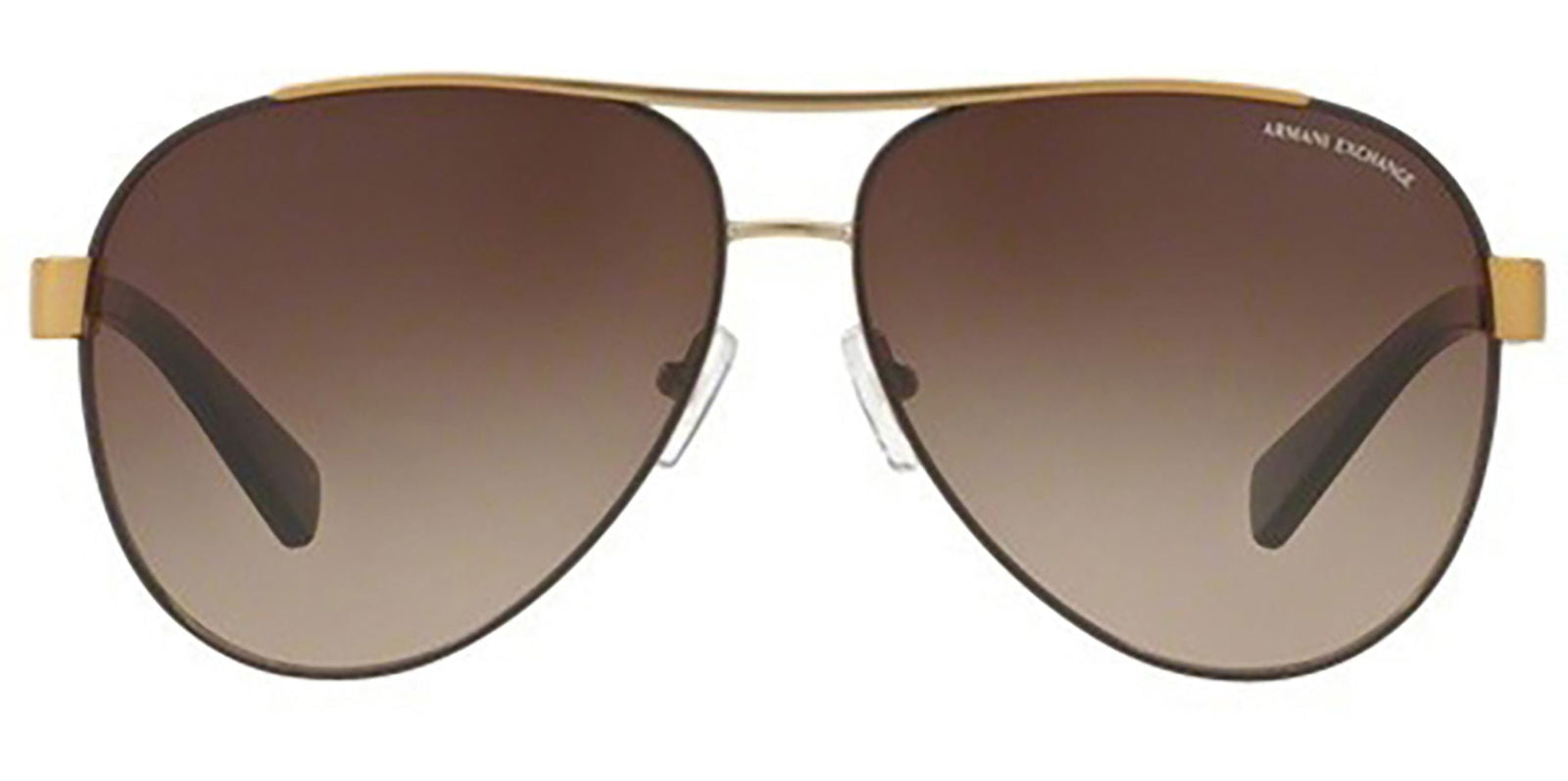 Armani Exchange Pale Gold Aviator w/ Gradient Lens - - Eyedictive