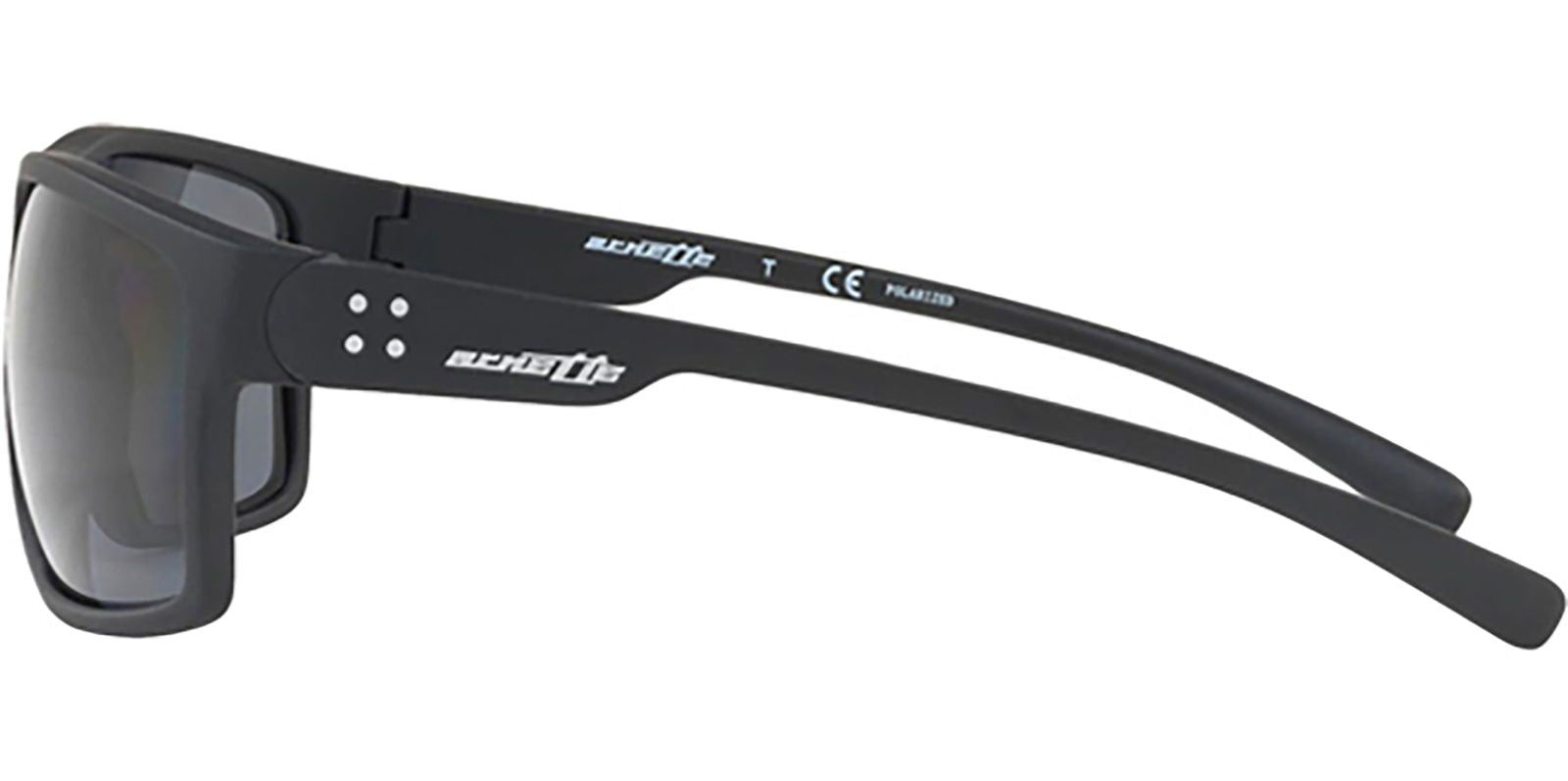 Arnette Brapp Polarized Matte Black Square Sport - - Eyedictive