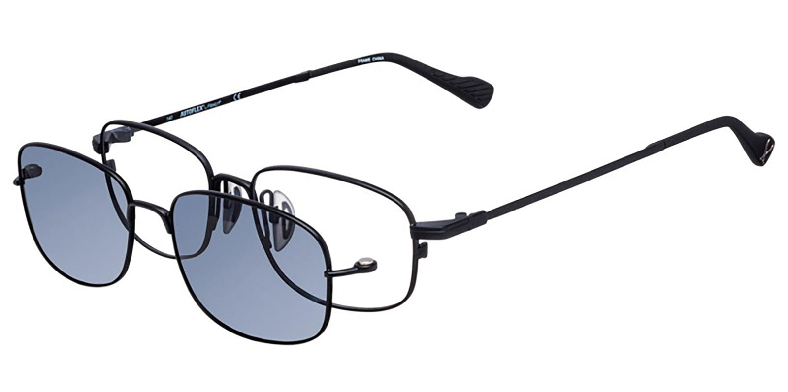Autoflex by Flexon Eyeglass Frames w/ Magnetic Polarized Lens - - Eyedictive