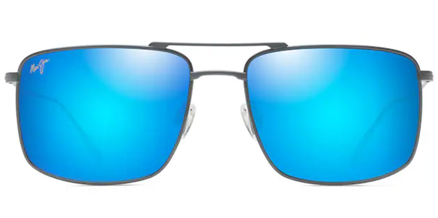 Maui Jim Aeko Polarized Titanium Navigator w/ Mirror Lens