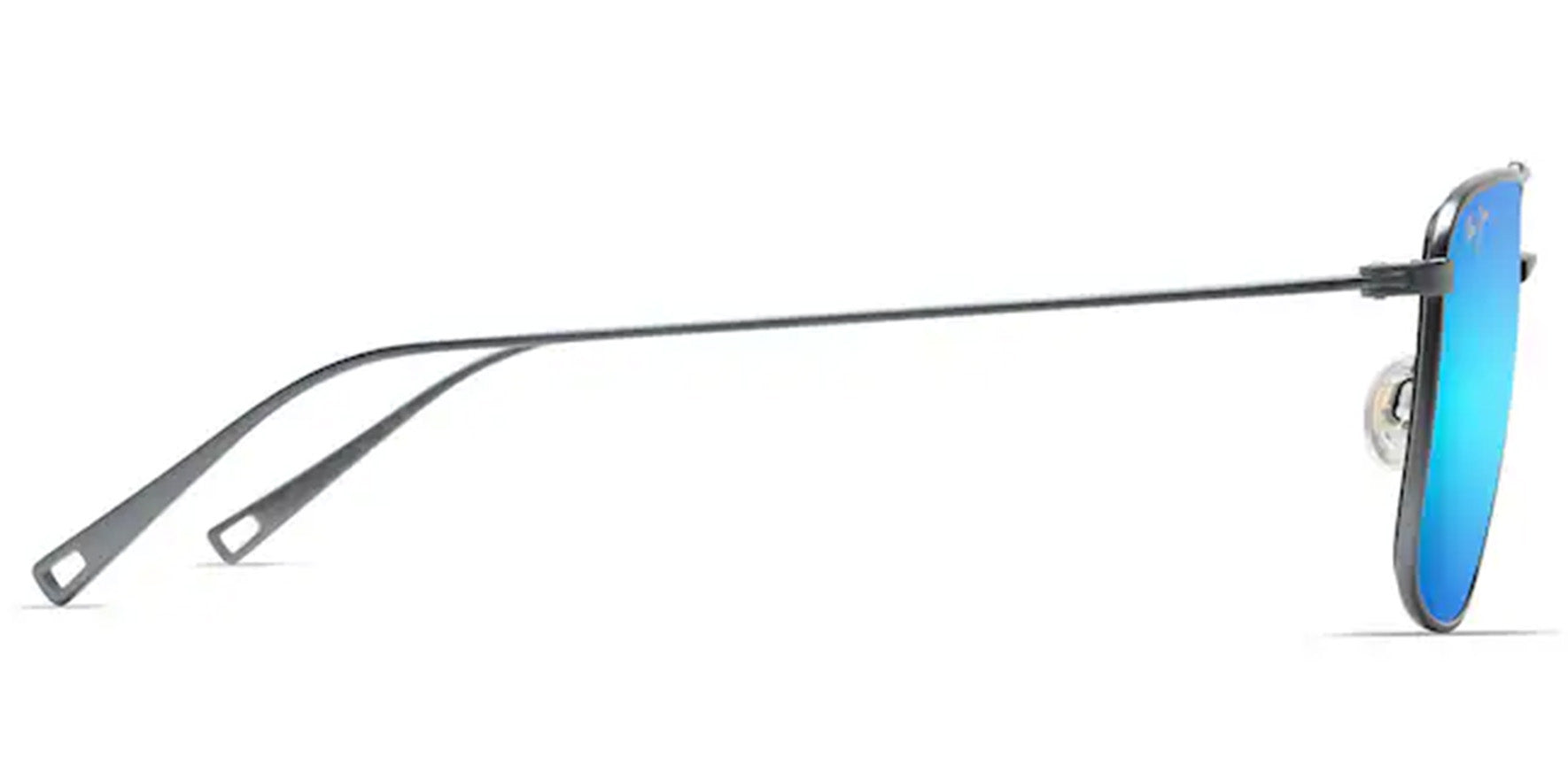 Maui Jim Aeko Polarized Titanium Navigator w/ Mirror Lens