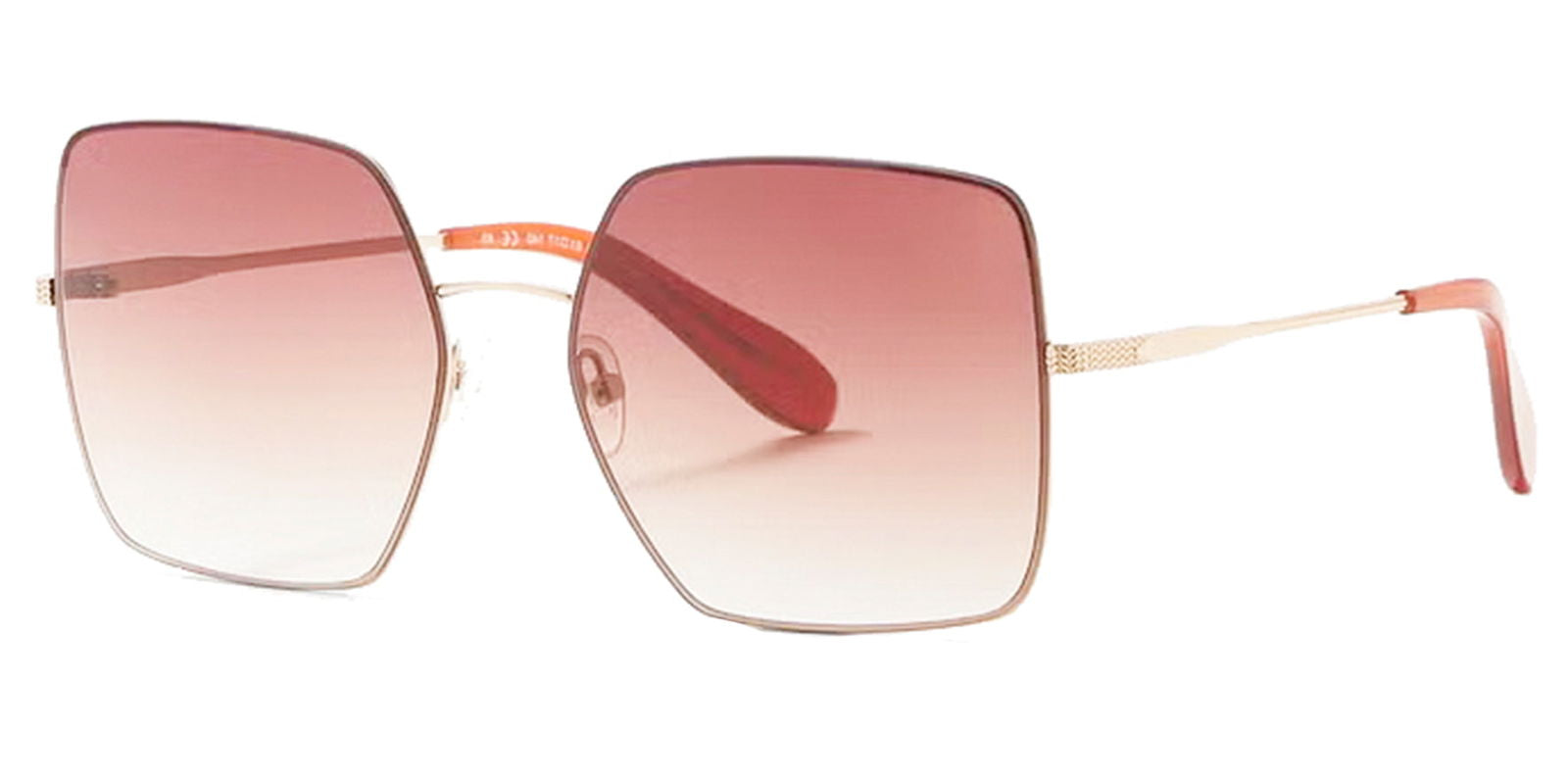 BCBGMAXAZRIA Geometric Butterfly w/ Gradient Lens - - Eyedictive