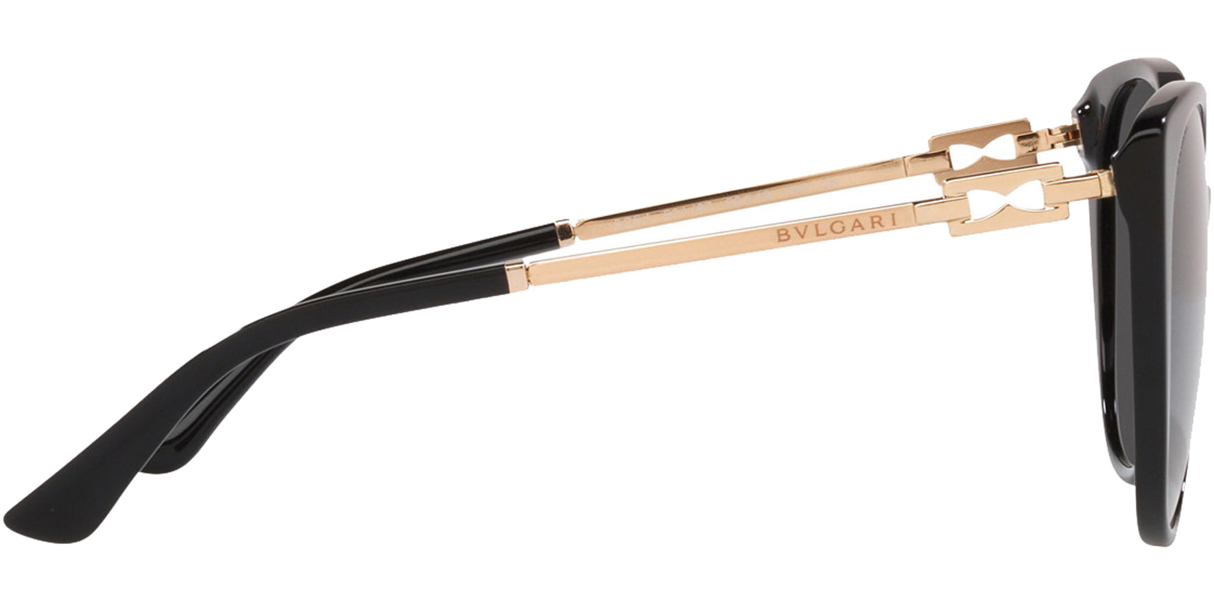 Bvlgari Black Rounded Cat Eye