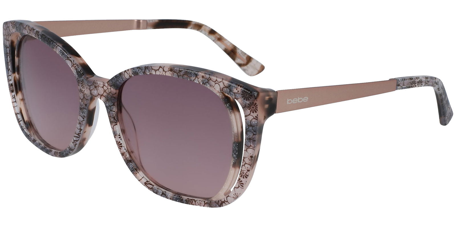 Bebe Floral Cutaway Soft Square - - Eyedictive