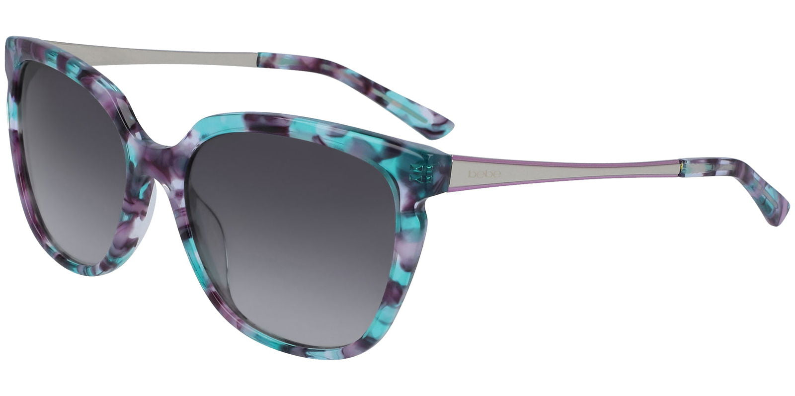 Bebe Geometric Cat-Eye w/ Gradient Lens - - Eyedictive