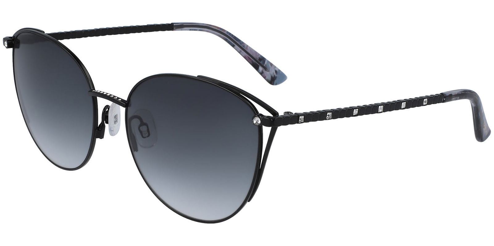 Bebe Metal Cat-Eye w/ Swarovski Crystals - - Eyedictive