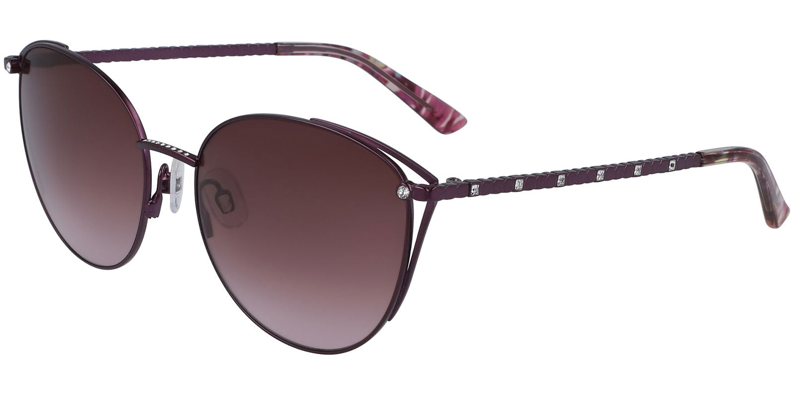 Bebe Metal Cat-Eye w/ Swarovski Crystals - - Eyedictive