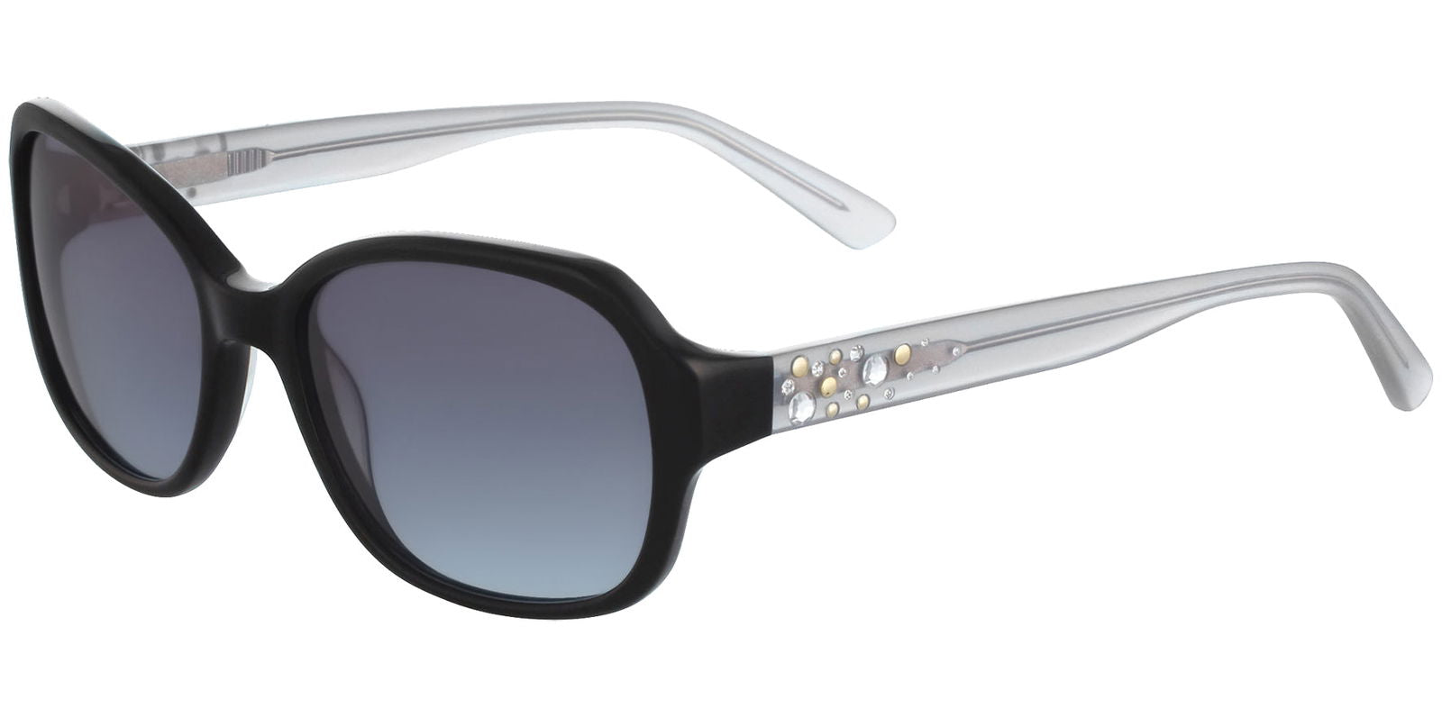 Bebe Picture Perfect Mod Square w/ Swarovski Crystals - - Eyedictive