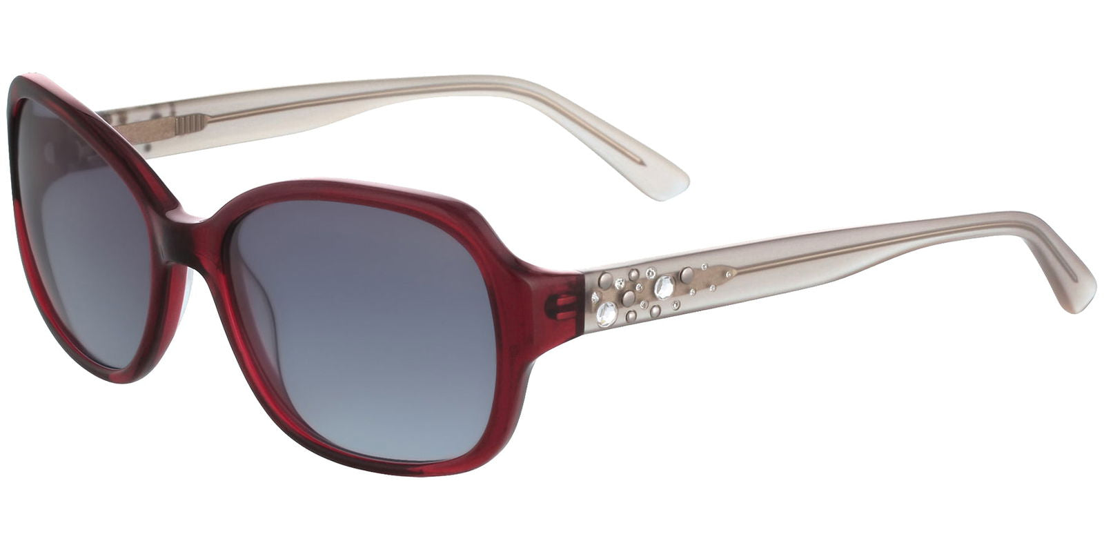 Bebe Picture Perfect Mod Square w/ Swarovski Crystals - - Eyedictive