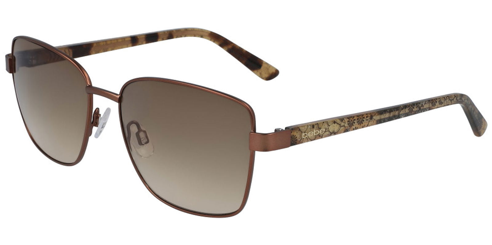 Bebe Topaz Metal Square w/ Gradient Lens - - Eyedictive
