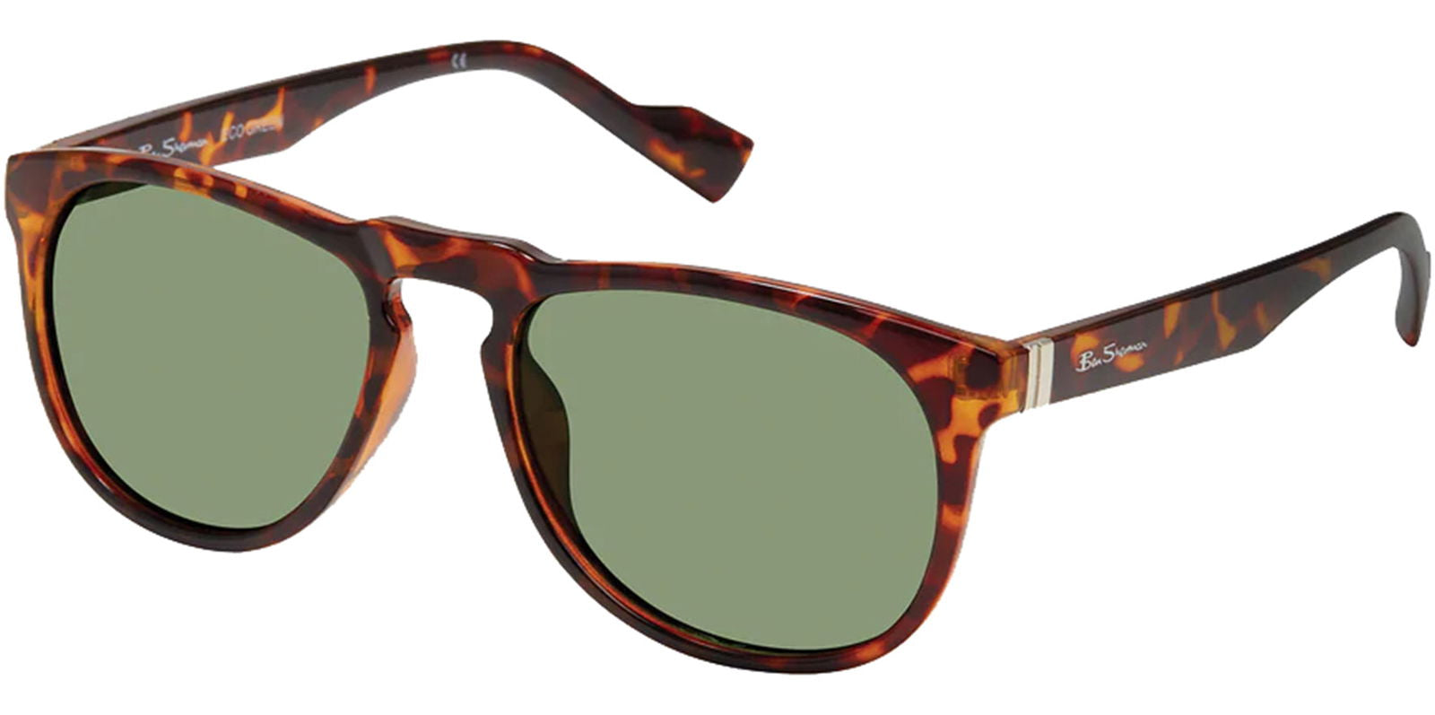 Ben Sherman Charles Polarized Rounded Classic w/ Keyhole Bridge - - Eyedictive
