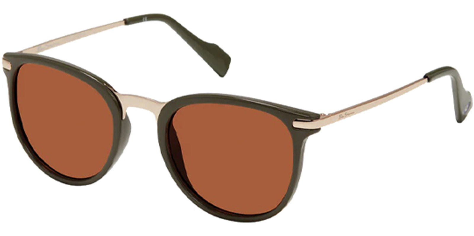 Ben Sherman Hugo Polarized Eco-Green Round - - Eyedictive
