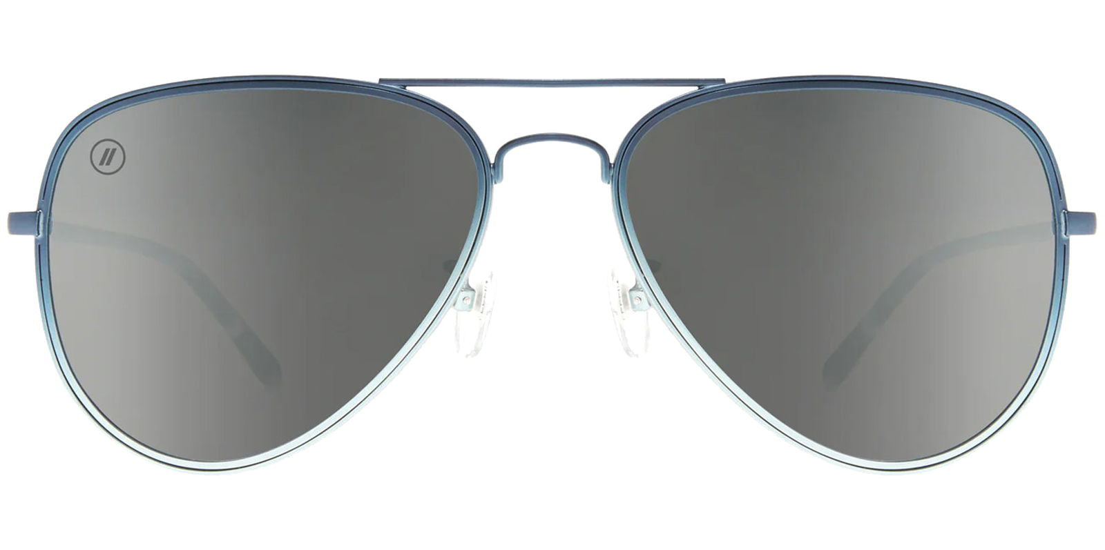 Blenders Eyewear A Series Polarized Matte Classic Aviator w/ Mirrored Lens - - Eyedictive