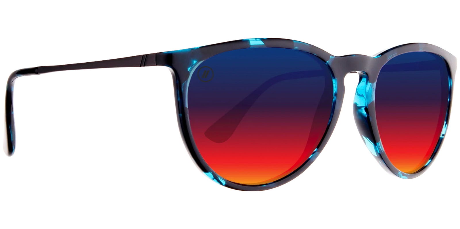 Blenders Eyewear North Park Polarized Soft Square w/ Mirrored Lens -  - Eyedictive