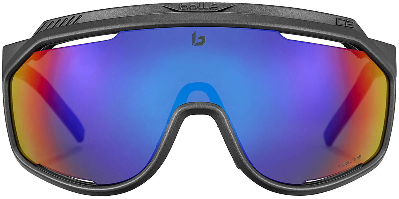 Bolle Chronoshield Polarized Volt+ Titanium Matte Shield - - Eyedictive
