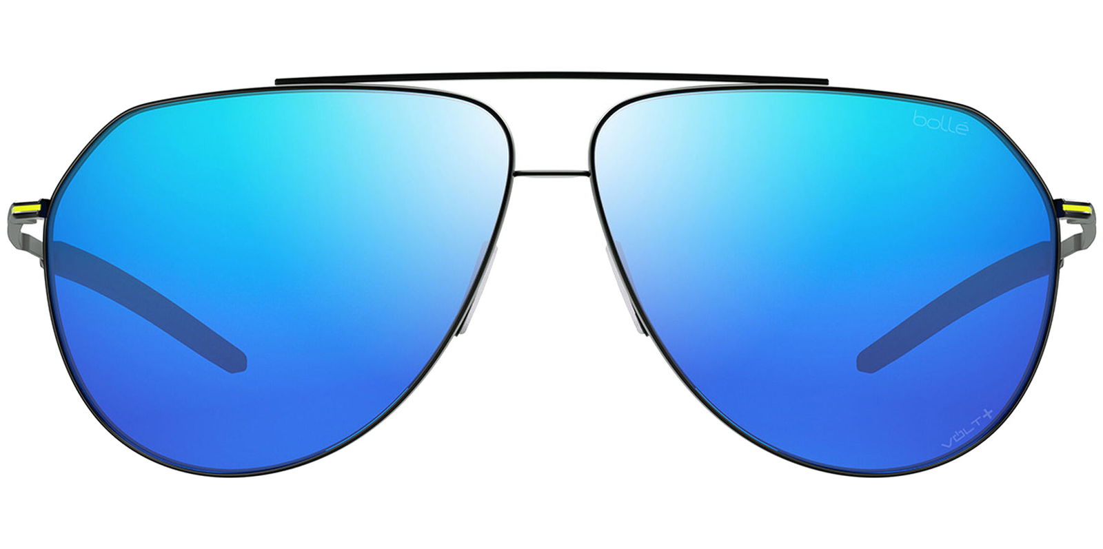 Bolle Livewire Polarized Volt+ Black Acid Matte Aviator - - Eyedictive
