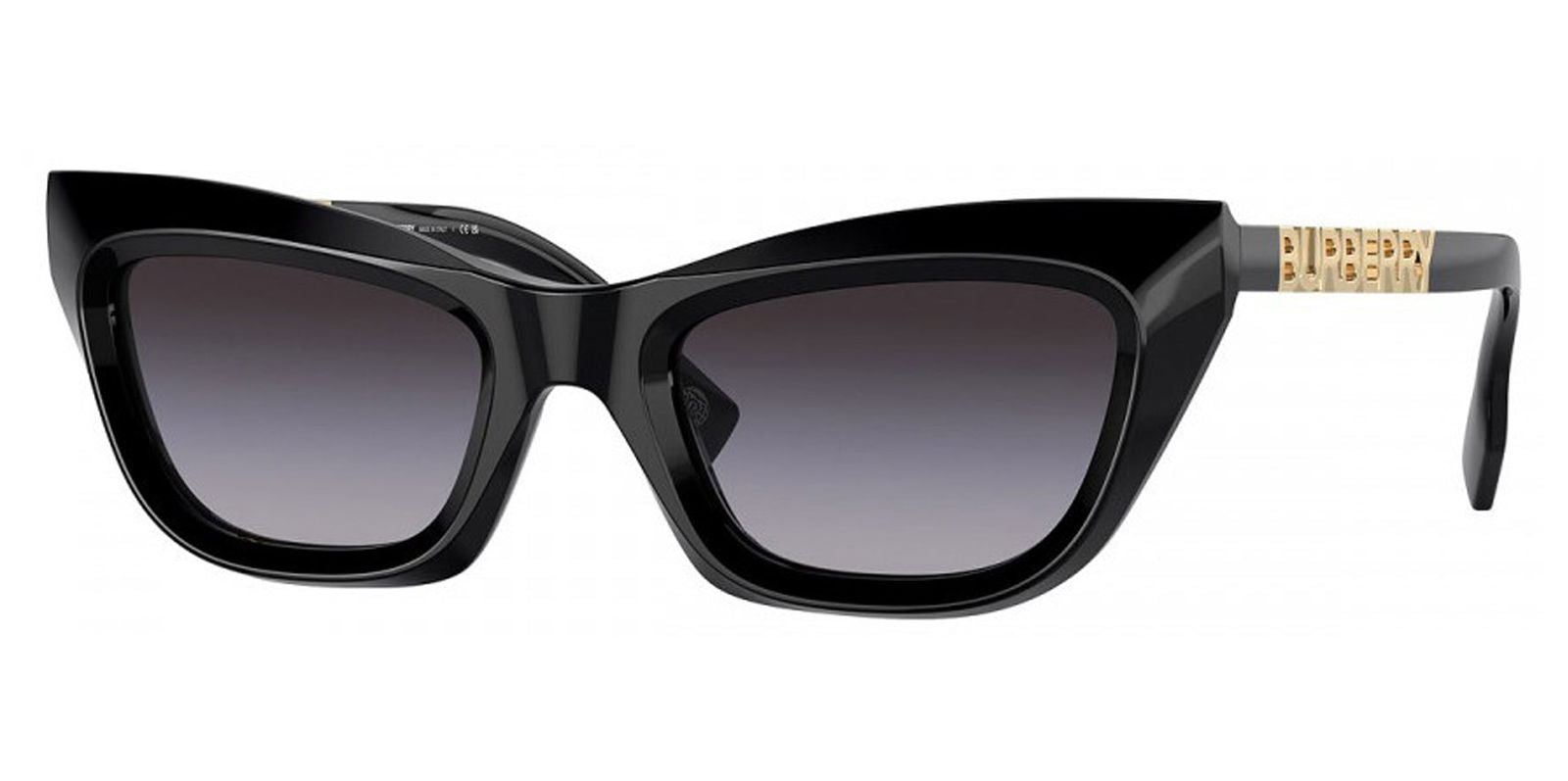 Burberry Black Cat Eye w/ Gradient Lens - - Eyedictive