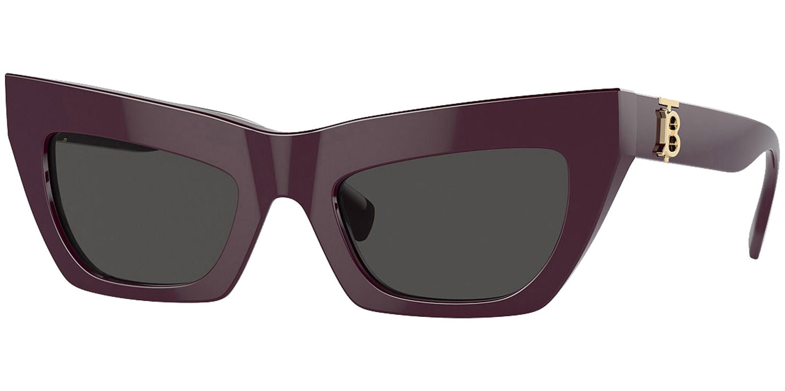 Burberry Bordeaux Geometric Cat Eye - - Eyedictive
