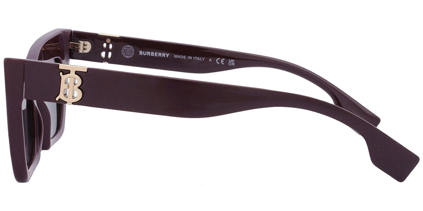 Burberry Bordeaux Geometric Cat Eye - - Eyedictive