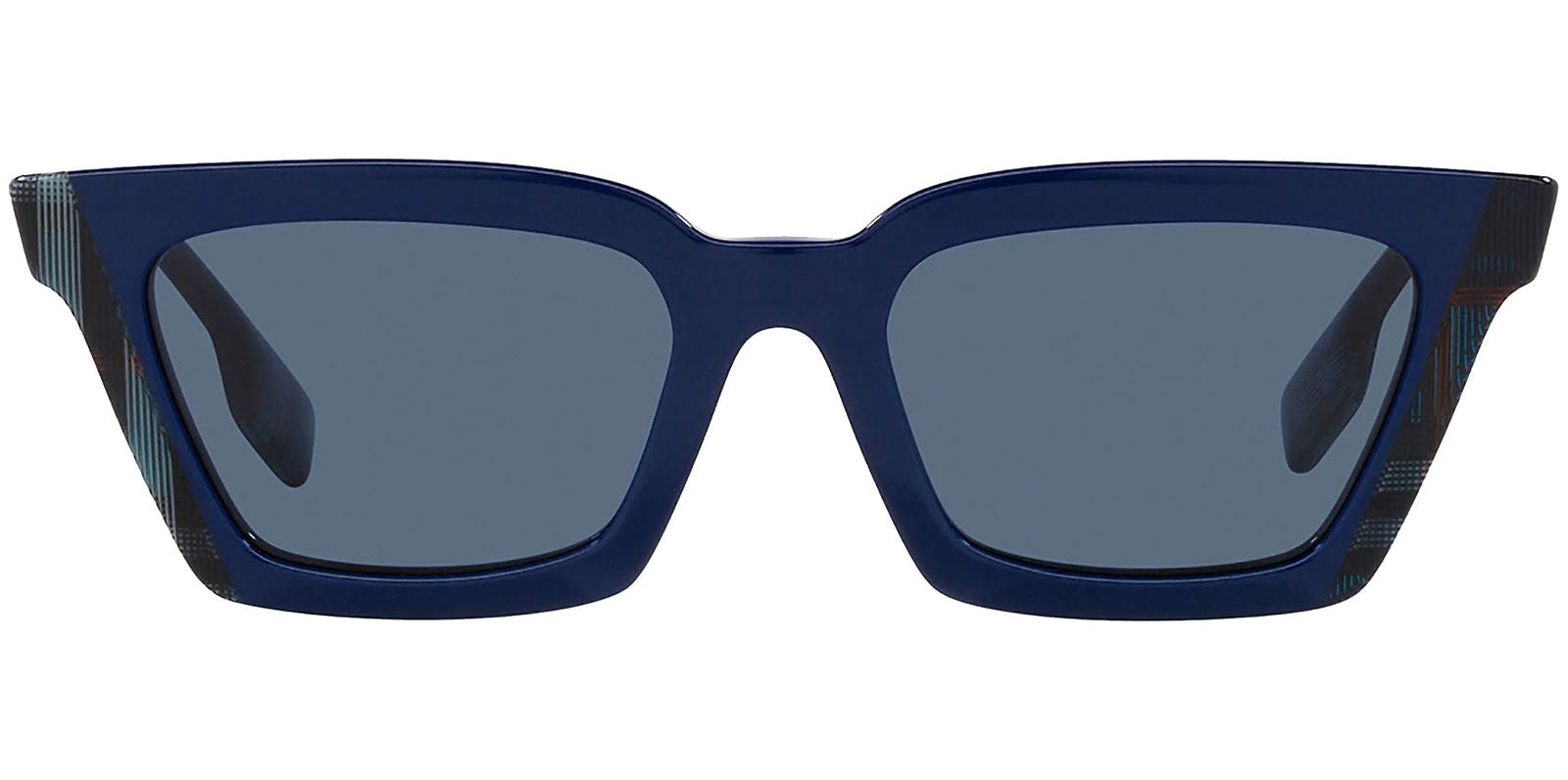 Burberry Briar Blue Geometric Cat Eye - - Eyedictive