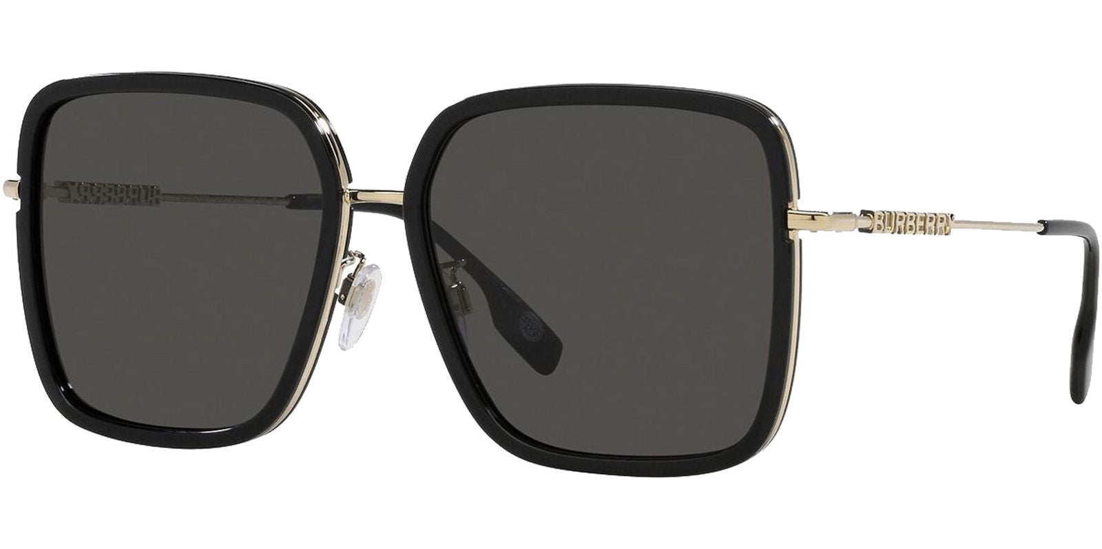 Burberry Dionne Black Oversized Square - - Eyedictive