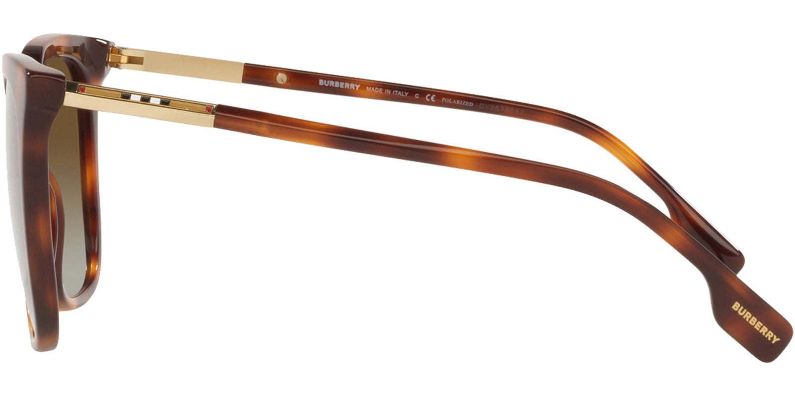 Burberry Emily Polarized Light Havana - - Eyedictive